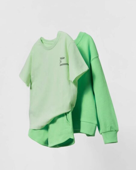 Sweatshirt Kit + T-shirt + Bermudi Pack